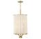 Wynwood 4-Light Chandelier in Warm Brass