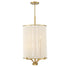 Wynwood 4-Light Chandelier in Warm Brass