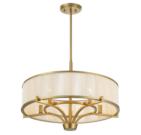 Wynwood 5-Light Chandelier in Warm Brass