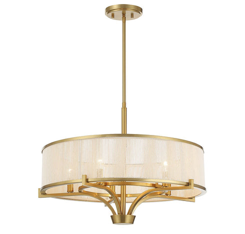 Wynwood 5-Light Chandelier in Warm Brass