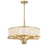 Wynwood 5-Light Chandelier in Warm Brass