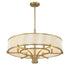 Wynwood 6-Light Chandelier in Warm Brass