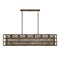 Treviso 6-Light Linear Chandelier in Grapevine