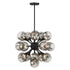 Matisse 16-Light Chandelier in Warm Brass