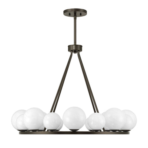 Loudon 16-Light Chandelier in Noble Brass