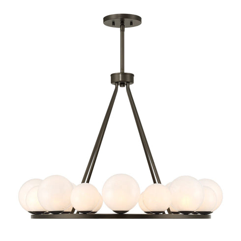 Loudon 16-Light Chandelier in Noble Brass