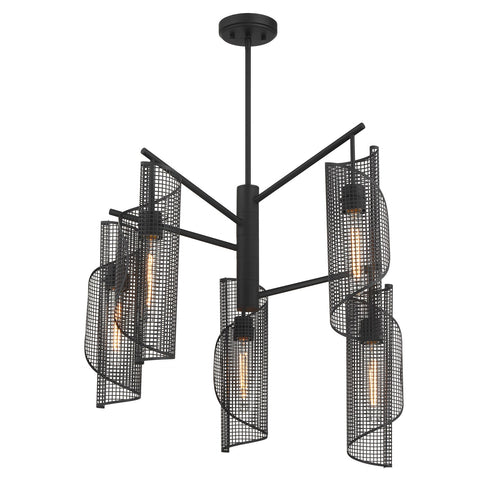 Hillbourne 5-Light Chandelier in Warm Brass