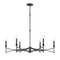 Gardner 6-Light Chandelier in Champagne Mist