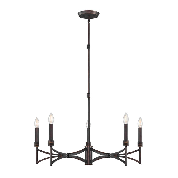 Gardner 5-Light Chandelier in Champagne Mist