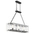 Genry 3-Light Linear Chandelier in Polished Nickel