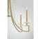 Helen 5-Light Chandelier in Warm Brass