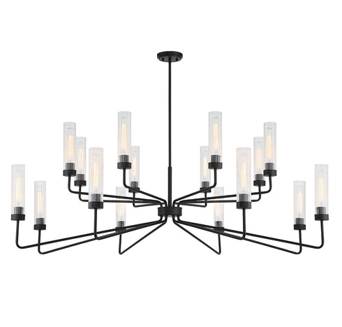 Baker 16-Light Chandelier in Warm Brass