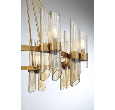 Biltmore 8-Light Chandelier in Warm Brass