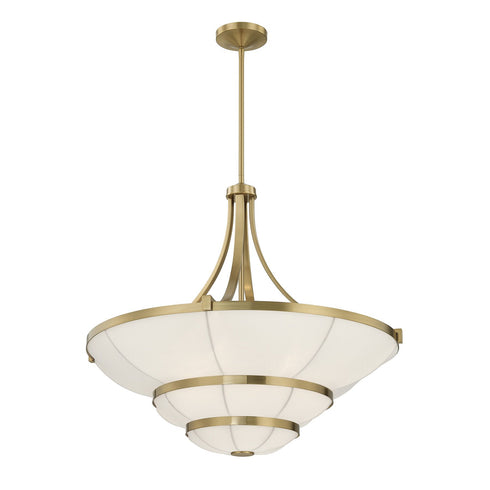 Constantine 4-Light Chandelier in Warm Brass
