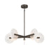 Ainslie 5-Light LED Chandelier in Mediterranean Bronze