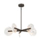 Ainslie 5-Light LED Chandelier in Mediterranean Bronze