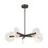 Ainslie 5-Light LED Chandelier in Mediterranean Bronze
