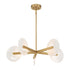 Ainslie 5-Light LED Chandelier in Mediterranean Bronze