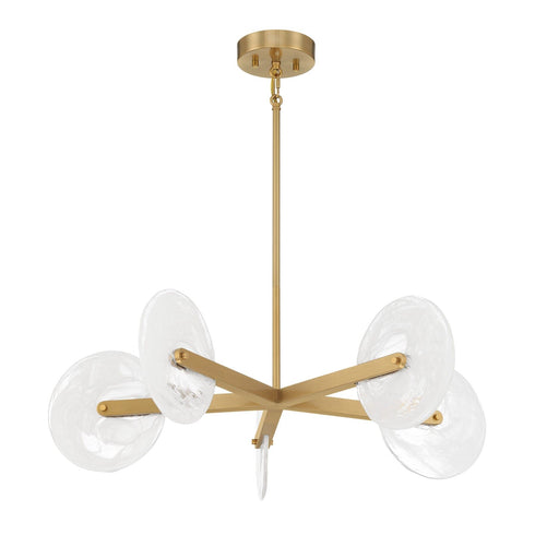 Ainslie 5-Light LED Chandelier in Mediterranean Bronze