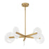 Ainslie 5-Light LED Chandelier in Mediterranean Bronze
