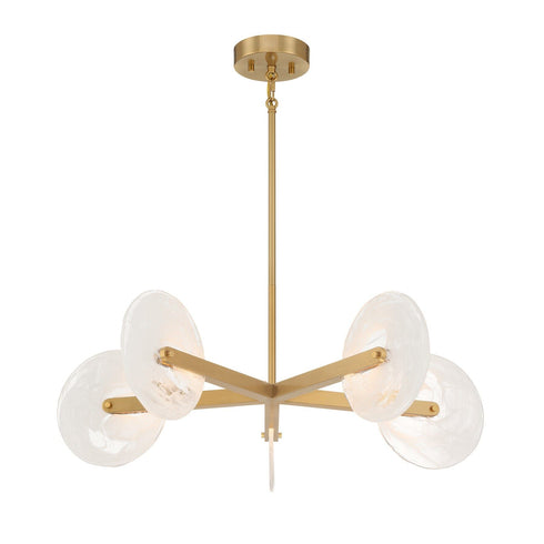 Ainslie 5-Light LED Chandelier in Mediterranean Bronze