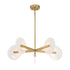 Ainslie 5-Light LED Chandelier in Mediterranean Bronze