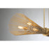 Longfellow 6-Light Linear Chandelier in Burnished Brass