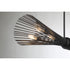 Longfellow 6-Light Linear Chandelier in Burnished Brass
