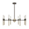 Linden 8-Light Chandelier in Mediterranean Bronze
