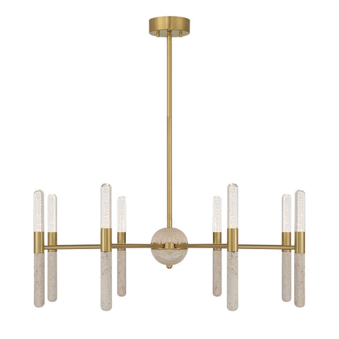 Linden 8-Light Chandelier in Mediterranean Bronze