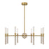 Linden 8-Light Chandelier in Mediterranean Bronze