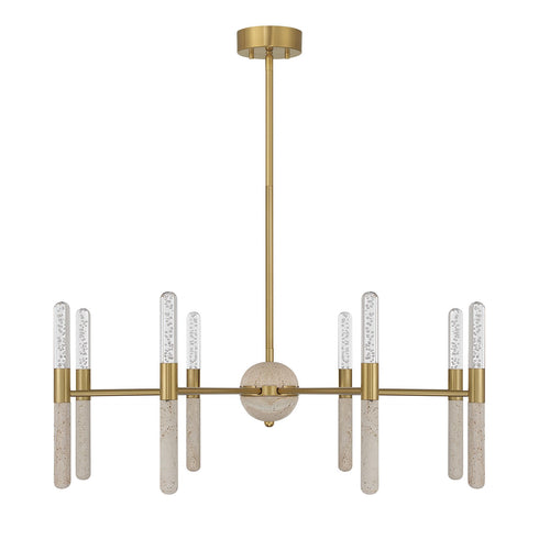Linden 8-Light Chandelier in Mediterranean Bronze