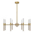 Linden 8-Light Chandelier in Mediterranean Bronze