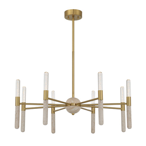Linden 8-Light Chandelier in Mediterranean Bronze