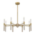 Linden 8-Light Chandelier in Mediterranean Bronze