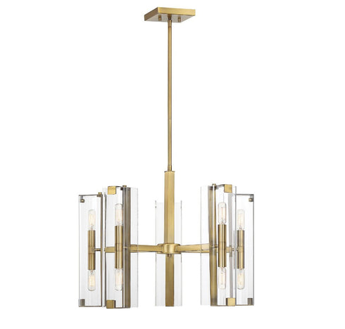 Winfield 10-Light Chandelier in Matte Black