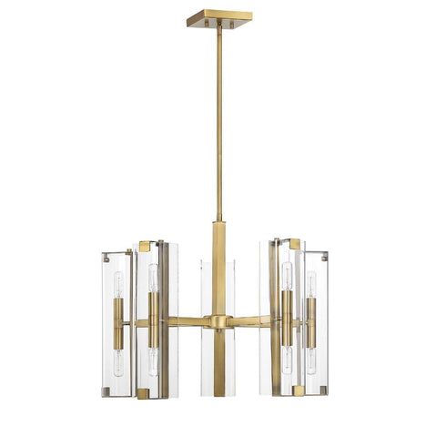 Winfield 10-Light Chandelier in Matte Black