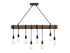 Burgess 8-Light Linear Chandelier in Durango