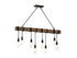 Burgess 8-Light Linear Chandelier in Durango