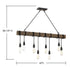Burgess 8-Light Linear Chandelier in Durango