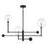 3-Light Chandelier in English Bronze