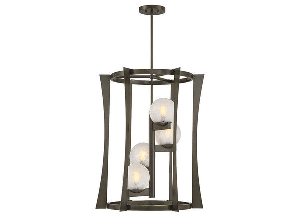 Darien 4-Light Pendant in Mediterranean Bronze