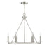 6-Light Chandelier in Matte Black