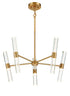 Arlon 10-Light LED Pendant in Warm Brass
