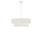 6-Light Pendant in Bisque White