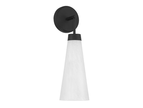Brevard 1-Light Wall Sconce in Warm Brass