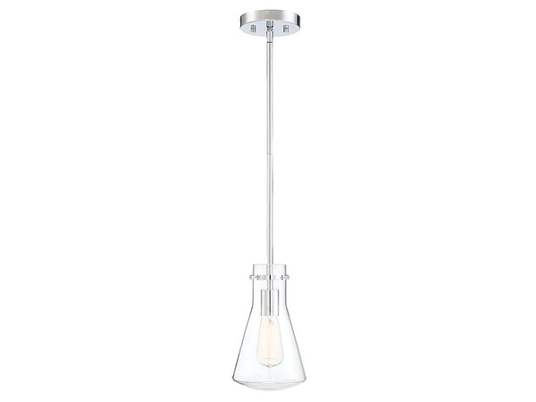 1-Light Pendant in Chrome