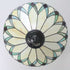 Monopoli 3-Light Tiffany Glass Semi-Flush Mount Ceiling Light