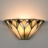 Bevagna Tiffany Style Stained Glass Wall Sconce, 1-Light
