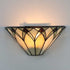Bevagna Tiffany Style Stained Glass Wall Sconce, 1-Light